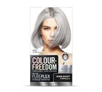 Colour Freedom Metallic Silver Blonde Permanent Hair Dye with PurePlex. Ultra Glossy Conditioning Hair Colour. 100% grey coverage. By Knight & Wilson.
