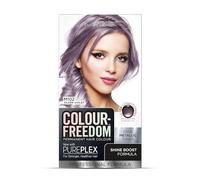 Colour Freedom Metallic Silver Violet Permanent Hair Dye with PurePlex. Ultra Glossy Conditioning Hair Colour. 100% grey coverage. By Knight & Wilson.
