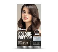 Colour Freedom Natural Brown Permanent Hair Colour. Formulated with PurePlex to Protect, Restore and Nourish. 100% Grey Coverage. 5.0 Rich Natural Brown by Knight & Wilson