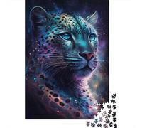 Colour Galaxy Leopard Puzzles for Adults 1000 Piece Puzzle for Teenager Educational Game Challenge Toy 1000pcs (38x26cm)