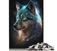Colour Galaxy Wolf Puzzles for Adults 1000 Piece Puzzle for Teenager Educational Game Challenge Toy 1000pcs (75x50cm)