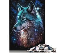 Colour Galaxy Wolf Puzzles for Adults 1000 Pieces Puzzle for Adults And Teenager Family Game 1000pcs (75x50cm)