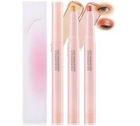 Colour Geometry 2-Color Lazy Highlighter Eyeshadow Pen - Waterproof Cream Stick with Pearl Finish for Day & Night, Buildable Pigmentation & Smooth Blending for Mature Women