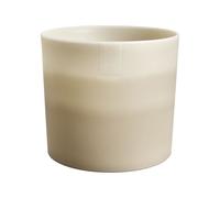 Colour Gradient Round 18cm Sandstone Beige Flowerpot - Indoor Plant Pot