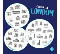 Colour in London 3 - Westminster, Putney and Notting Hill: 36 Hand-drawn images featuring London landmarks