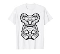 Colour in the Mandala Koala Bear and Paint it Yourself Value Graphic T-Shirt