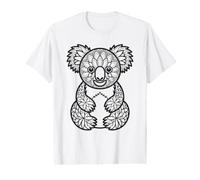 Colour in the Mandala Koala Bear and Paint it Yourself Value Graphic T-Shirt