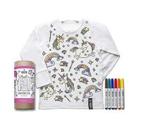 Colour In Top - Unicorn Design (Non Personalised) (6-8 years)