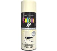 Colour It Ivory Silk Quick Drying Paint, Multi-Surface, Gloss Finish, Smooth Coverage, Durable, Rust-Resistant, Long-Lasting, Ideal for Doors, Gates, Railings & Furniture, 400ml (Pack of 1)