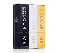 COLOUR ME Black/White/Gold Homme - Mens Aftershave Gift Set - 3 x 50ml