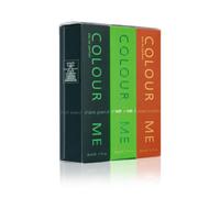 COLOUR ME Dark Green, Volt & Amber - EDP for Men - Aromatic 3 x 50ml | Set of 3 Fragrances, Eau de Parfum for Men, Gift Set for Him
