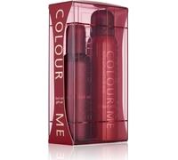 Colour Me Dark Red- Fragrance for Women Gift Set 100 ml+150 ml Body Spray, by Milton-Lloyd