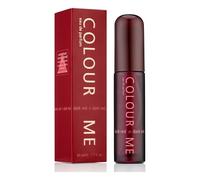 COLOUR ME Dark Red - Unisex EDP - Cedar, Resins & Musk, Elegant 50ml | Eau de Parfum, Floral Warm Scent, Ambergris, Saffron, Jasmine, Long Lasting, Gift for Him or Her, Everyday Wear