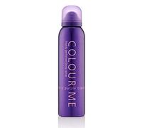 COLOUR ME Purple - Spray Perfume for Women - Oakmoss & Amber, Rich 150ml | Body Spray, Floral Warm Scent, Patchouli, Bergamot, Jasmine, Long Lasting, Gift for Her, Everyday Wear