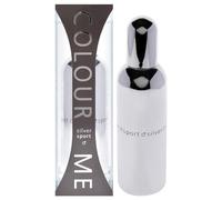 COLOUR ME Silver Sport Perfume for Men 90ml Eau de Parfum, Luxury Fragrance - Mens Aftershave, Long Lasting Fragrance for Men by Milton-Lloyd
