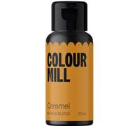 Colour Mill Aqua Blend Food Colouring Caramel: Next Generation Water Based Liquid Food Colours - 20 ml