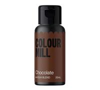 Colour Mill Aqua Blend Food Colouring Chocolate: Next Generation Water Based Liquid Food Colours - 20 ml