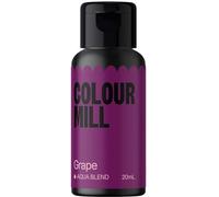 Colour Mill Aqua Blend Food Colouring Grape: Next Generation Water Based Liquid Food Colours - 20 ml