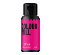 Colour Mill Aqua Blend Food Colouring Hot Pink: Next Generation Water Based Liquid Food Colours - 20 ml