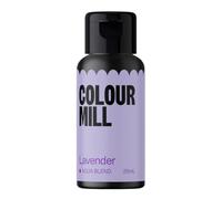 Colour Mill Aqua Blend Food Colouring Liquid Lavender - Edible Food Paint for Royal Icing, Macarons, Meringue, Fondant, Jellies, Beverages and More - 20 ml