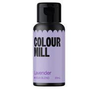 Colour Mill Aqua Blend Food Colouring Liquid Lavender - Edible Food Paint for Royal Icing, Macarons, Meringue, Fondant, Jellies, Beverages and More - 20 ml