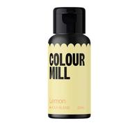Colour Mill Aqua Blend Food Colouring Lemon: Next Generation Water Based Liquid Food Colours - 20 ml