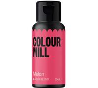 Colour Mill Aqua Blend Food Colouring Liquid Melon - Edible Food Paint for Royal Icing, Macarons, Meringue, Fondant, Jellies, Beverages and More - 20 ml