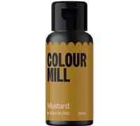Colour Mill Aqua Blend Food Colouring Liquid Mustard - Edible Food Paint for Royal Icing, Macarons, Meringue, Fondant, Jellies, Beverages and More - 20 ml