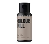 Colour Mill Aqua Blend Food Colouring Liquid Pebble - Edible Food Paint for Royal Icing, Macarons, Meringue, Fondant, Jellies, Beverages and More - 20 ml