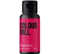 Colour Mill Aqua Blend Food Colouring Liquid Raspberry - Edible Food Paint for Royal Icing, Macarons, Meringue, Fondant, Jellies, Beverages and More - 20 ml