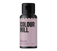Colour Mill Aqua Blend Food Colouring Mauve: Next Generation Water Based Liquid Food Colours - 20 ml