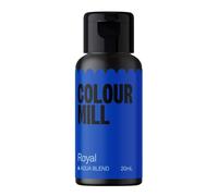 Colour Mill Aqua Blend Food Colouring Royal: Next Generation Water Based Liquid Food Colours - 20 ml