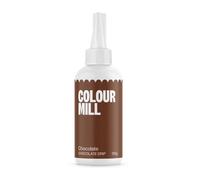 Colour Mill Choco Drip Chocolate, Drip Cake Glaze, Easy-Melt Chocolate Drip for Cakes, Cookies, Macarons, Ice Cream, Cake Pops, Strawberries, and Cake Decorations - 125g