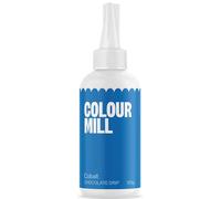 Colour Mill Choco Drip Cobalt, Drip Cake Glaze, Easy-Melt Chocolate Drip for Cakes, Cookies, Macarons, Ice Cream, Cake Pops, Strawberries, and Cake Decorations - 125g