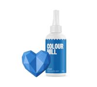Colour Mill Choco Drip Cobalt: Chocolate Drip Easy-Melt Drizzle for Desserts and Cakes - 125 g