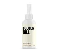 Colour Mill Choco Drip Natural White: Chocolate Drip Easy-Melt Drizzle for Desserts and Cakes - 125 g
