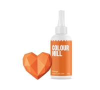 Colour Mill Choco Drip Orange: Chocolate Drip Easy-Melt Drizzle for Desserts and Cakes - 125 g