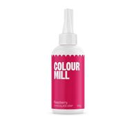 Colour Mill Choco Drip Raspberry, Drip Cake Glaze, Easy-Melt Chocolate Drip for Cakes, Cookies, Macarons, Ice Cream, Cake Pops, Strawberries, and Cake Decorations - 125g