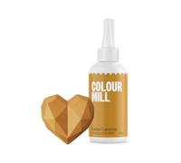 Colour Mill Choco Drip Salted Caramel: Chocolate Drip Easy-Melt Drizzle for Desserts and Cakes - 125 g