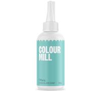Colour Mill Choco Drip Tiffany, Drip Cake Glaze, Easy-Melt Chocolate Drip for Cakes, Cookies, Macarons, Ice Cream, Cake Pops, Strawberries, and Cake Decorations - 125g