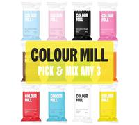 Colour Mill Decorators Dough 250g - Pick Any 3 Colours | Premium Modelling Dough for Cake Decorating, Fondant & Sugarcraft