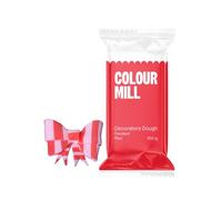 Colour Mill Decorators Dough Premium Ready to Roll Fondant Red 250g