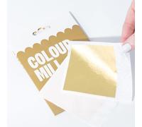 Colour Mill Edible Gold Leaf 23 Karat for Baking Decorating Cakes Chocolates Cookies and Desserts - 8cm - 5 Sheets