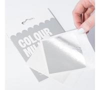 Colour Mill Edible Silver Leaf for Baking Decorating Cakes Chocolates Cookies and Desserts - 8cm - 5 Sheets