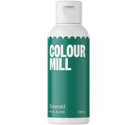 Colour Mill Emerald - Next Generation Oil Based Food Colouring for Baking, Decorating, Icing and Cooking Food Dye DIY Slime and Crafts - 100 ml