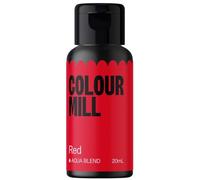 Colour Mill Food Colouring - Red - Water Based Food Colouring Liquid - 20ml - Ideal for Cake Baking and Decorating - Vegan Food Colouring - Gluten Free 20ml