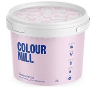 Colour Mill Gloss Frost White Vanilla Buttercream - 2 litre Ready to Use Swiss Meringue Style for Cupcake Swirls and Cakes - 2L