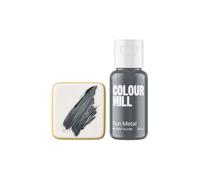 Colour Mill Metallic Food Paint 20ml (Gun Metal)