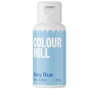 Colour Mill Oil Based Food Colouring Baby Blue - Next Generation Oil Based Food Colouring for Baking, Decorating, Icing and Cooking Food Dye DIY Slime and Crafts Making Burgundy - 20 ml