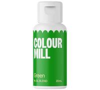 Colour Mill Oil Based Food Colouring Green - Next Generation Oil Based Food Colouring for Baking, Decorating, Icing and Cooking Food Dye DIY Slime and Crafts Making - 20 ml